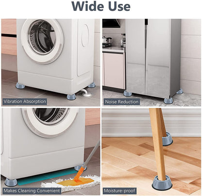Anti Vibration Pads with Suction Cup Fee (Set of 4 PCS)