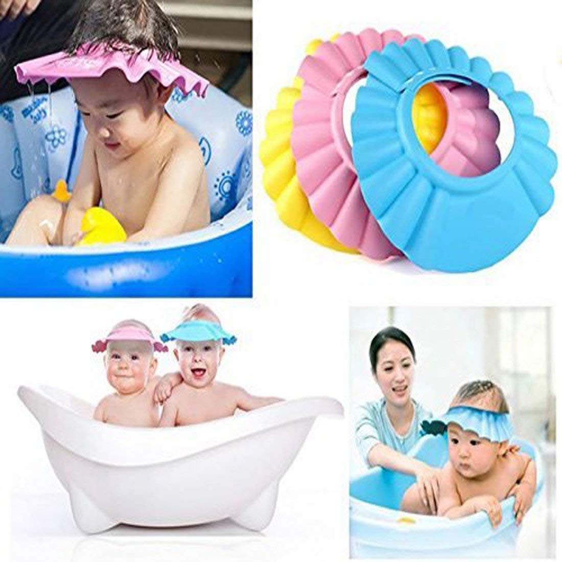 Baby Bath Shower Cap Without Ears (Random)