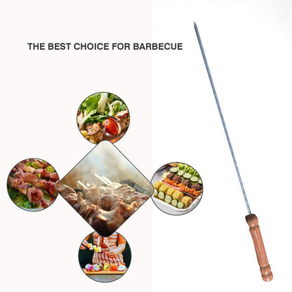 Steel 12 Pcs Barbeque Skewers Premium Quality /BBQ Sticks