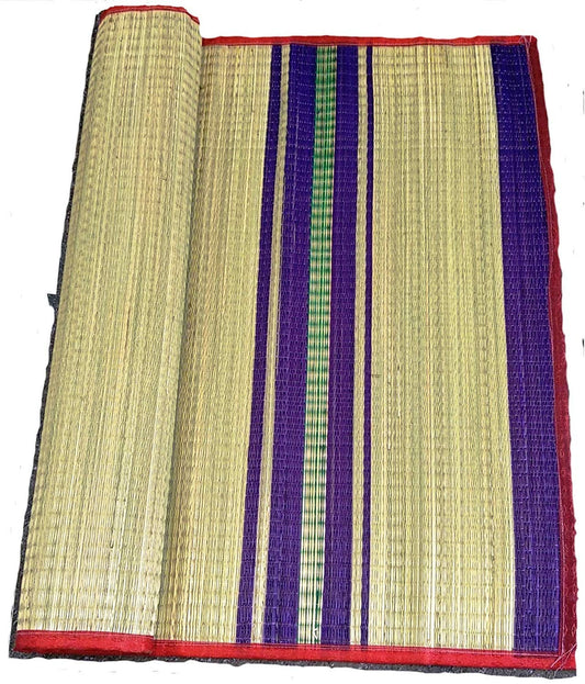 Korai Grass Ivory Floor Mat, 5.8 X 3.5 (L x B) Feet (Random Color)