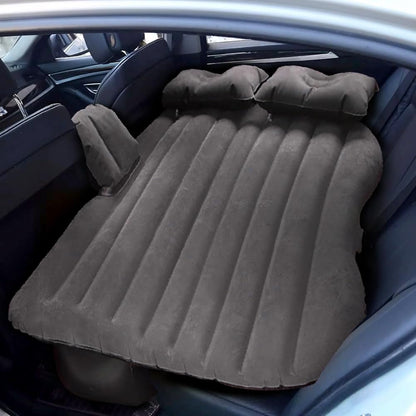 Car Inflatable Bed with Pump & 2 Air Pillow|Quick Inflatable Back Seat Bed|Car Inflatable Mattress|Car Bed Mattress|Car Bed For Kids,Travel,Trip,Camping,Picnic,Pool & Beach|Universal Fit|