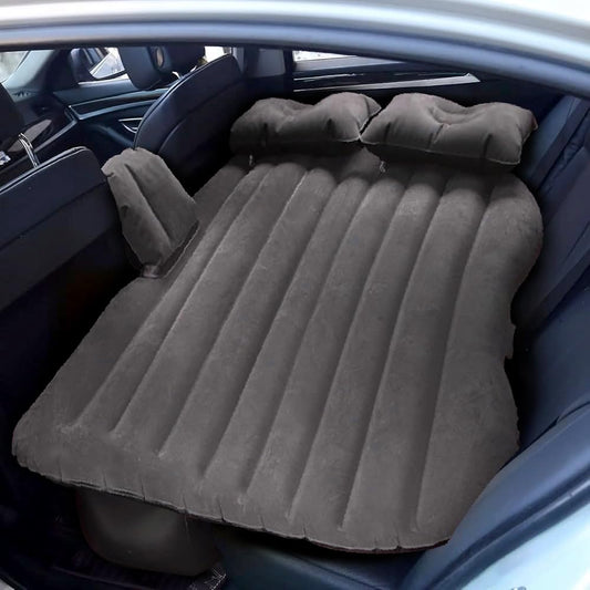 Car Inflatable Bed with Pump & 2 Air Pillow|Quick Inflatable Back Seat Bed|Car Inflatable Mattress|Car Bed Mattress|Car Bed For Kids,Travel,Trip,Camping,Picnic,Pool & Beach|Universal Fit|