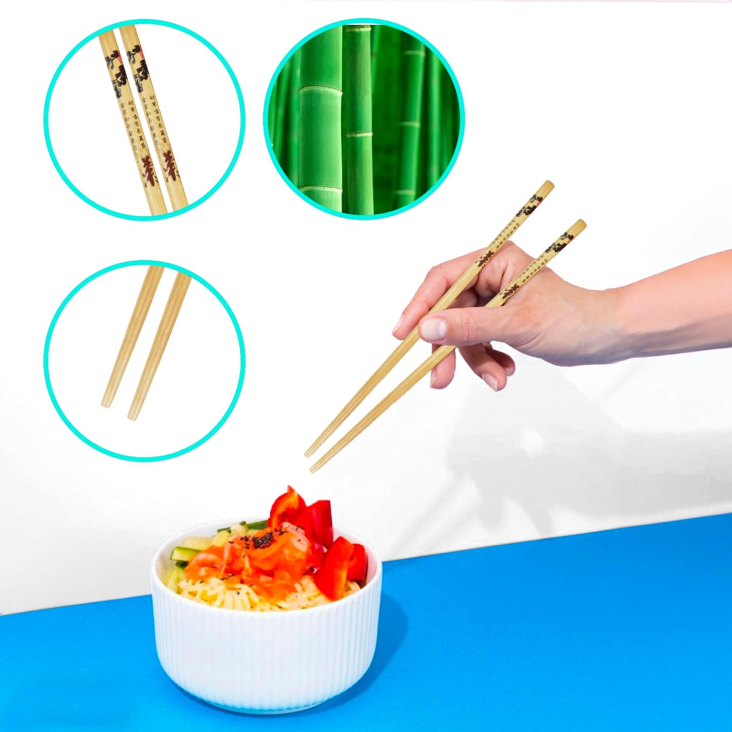 Wooden Chop Sticks- 4Pair