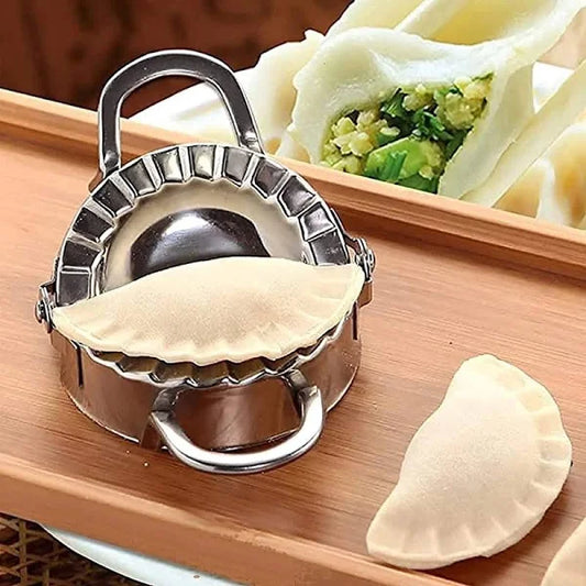 Momo's Maker -Dumpling Maker:Stainless Steel   (1 Pc)