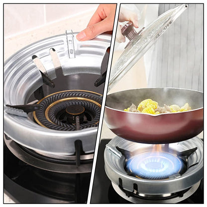 Metal Wok Rack Windproof Gas Stove Wok Ring Stove Trivets Cooktop Range Pan Holder
