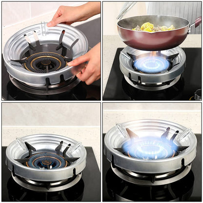 Metal Wok Rack Windproof Gas Stove Wok Ring Stove Trivets Cooktop Range Pan Holder