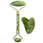 Smooth Face Massager For Women & Face Roller Natural Face Roller Massager Jade Stone with Gua Sha Tool For Face Eye Massager Neck Foot Face Roller For Women Tool Facial Roller (green Shade)
