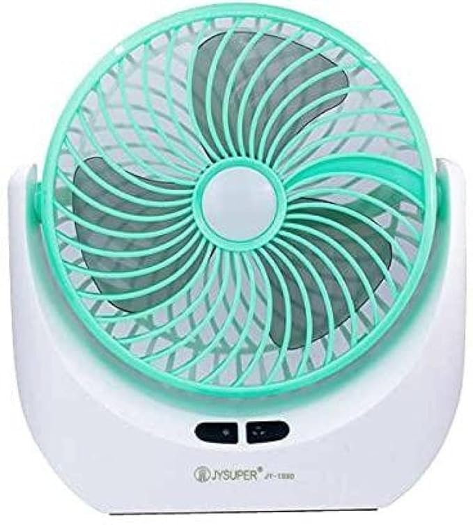 Table Fan, Small Portable Desktop Fan with 21 SMD Light Strong Wind, Quiet Operation Personal Mini Fan for Home Office Bedroom Kitchen Table and Desktop USB Fan Assoretd Colour (JY-1880 Fan23)