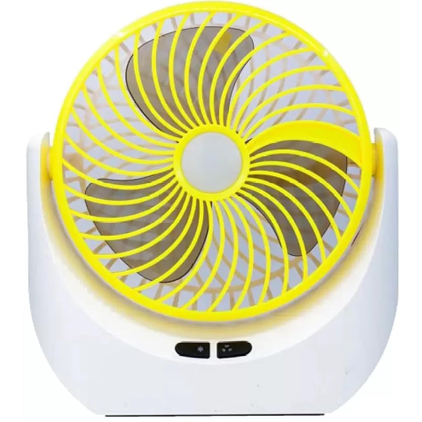 Table Fan, Small Portable Desktop Fan with 21 SMD Light Strong Wind, Quiet Operation Personal Mini Fan for Home Office Bedroom Kitchen Table and Desktop USB Fan Assoretd Colour (JY-1880 Fan23)