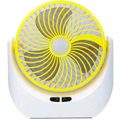 Table Fan, Small Portable Desktop Fan with 21 SMD Light Strong Wind, Quiet Operation Personal Mini Fan for Home Office Bedroom Kitchen Table and Desktop USB Fan Assoretd Colour (JY-1880 Fan23)