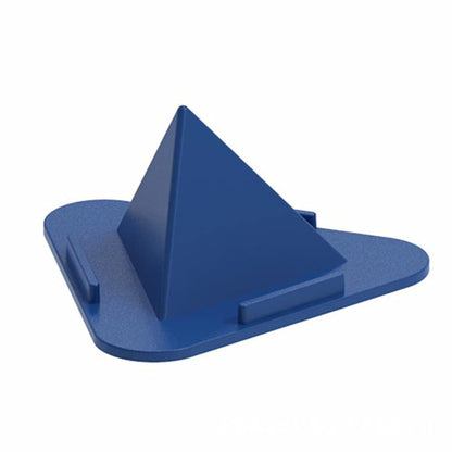 Pack of 5 Portable Three-Sided Triangle Desktop Stand Mobile Phone Pyramid Shape Holder Desktop Stand (Multi Color) (2 Pc)