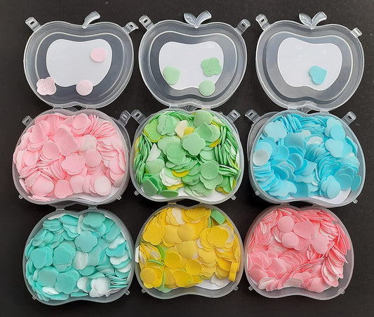 Pack of 2 Flavour Design Apple Shape Bottle Paper Soap Clean Soft Bath For Travel (Pack OF 1)