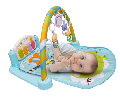 Musical Keyboard Mat Piano Gym Mat Gym & Fitness Rack,Pack Of 1 Set With Animal Sound Effect And Music Mode, Multi-Function Abs High Grade Plastic, Baby.