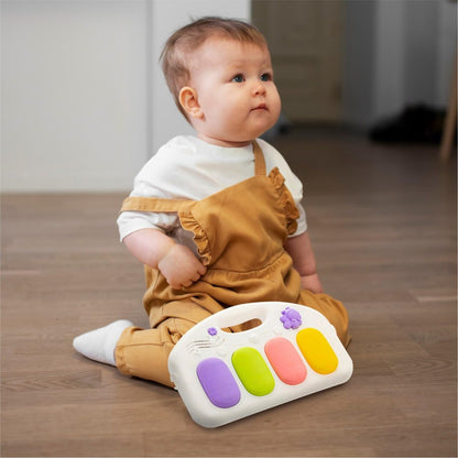 Musical Keyboard Mat Piano Gym Mat Gym & Fitness Rack,Pack Of 1 Set With Animal Sound Effect And Music Mode, Multi-Function Abs High Grade Plastic, Baby.