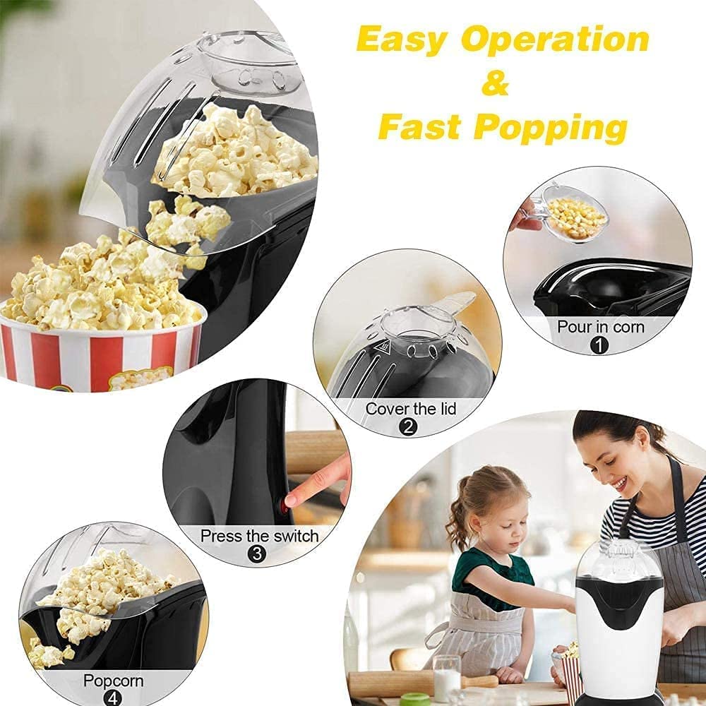 Popcorn Machine and Big Home Use Electric Big Popcorn Machine, Popcorn Maker Making Machine Automatic Popcorn Machine Household Electric Instant Popcorn Maker Stylish Design