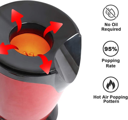 Popcorn Machine and Big Home Use Electric Big Popcorn Machine, Popcorn Maker Making Machine Automatic Popcorn Machine Household Electric Instant Popcorn Maker Stylish Design