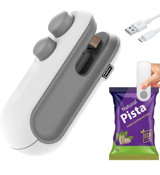 Mini Bag Sealer with Cutter and Magnet | portable sealing machine for home, vacuum sealer for packing for Food, Chips, Snacks, Traveling 1Pcs