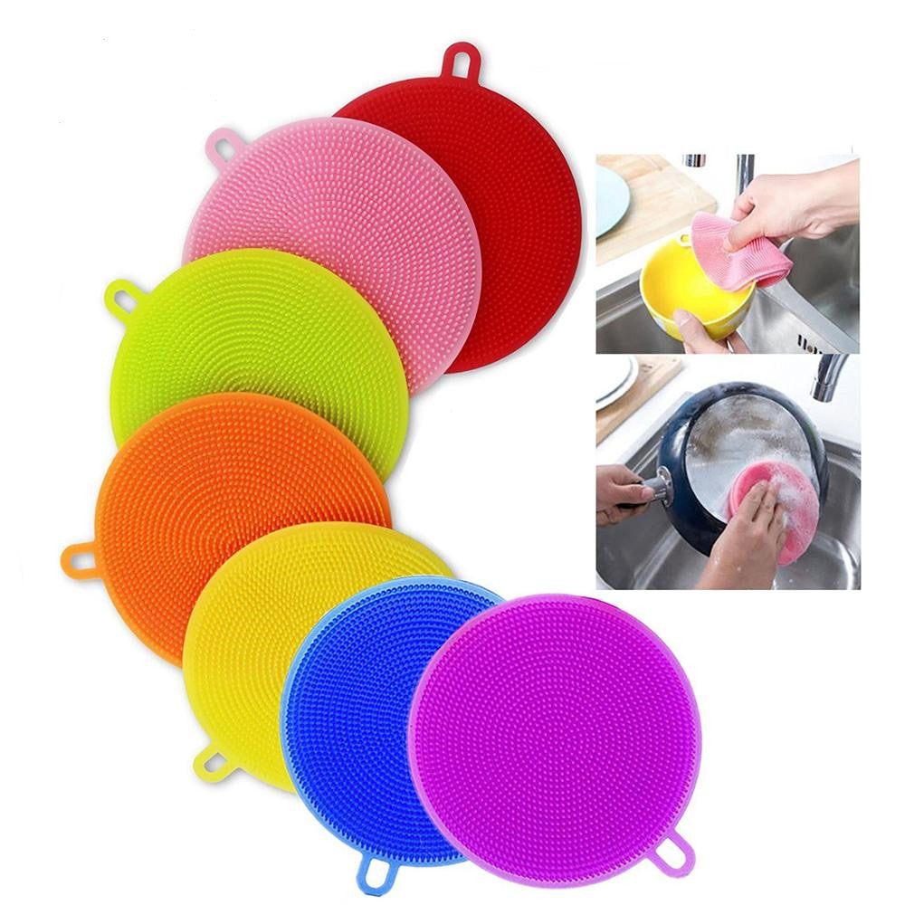Silicone Dishwashing Scrubber (5 pcs Set)