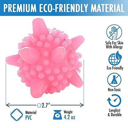 10 Pcs Reusable Washing Machine Winding Laundry Anti-tangle Balls (Set of 2)