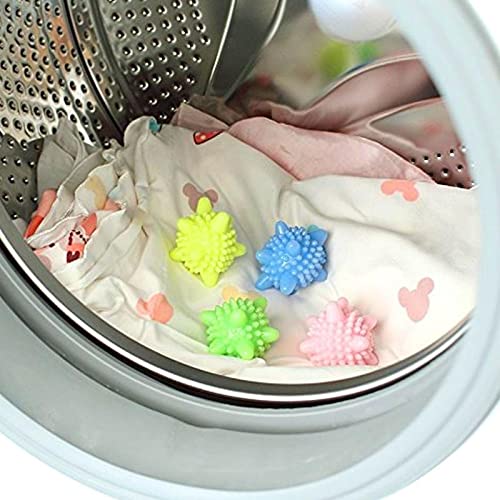 10 Pcs Reusable Washing Machine Winding Laundry Anti-tangle Balls (Set of 2)