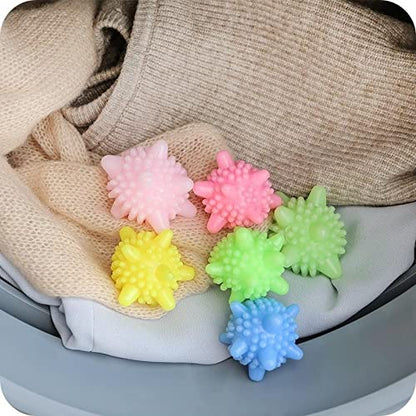 10 Pcs Reusable Washing Machine Winding Laundry Anti-tangle Balls (Set of 2)